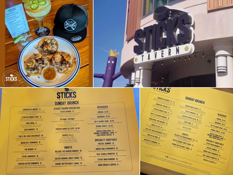 Sticks Tavern Menu