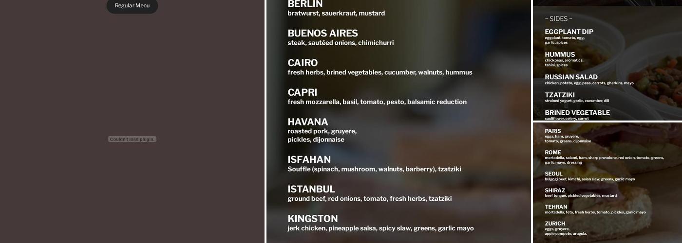 SUNdeVICH Menu
