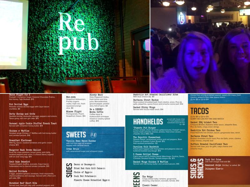 Republic Biergarten & Kitchen Menu