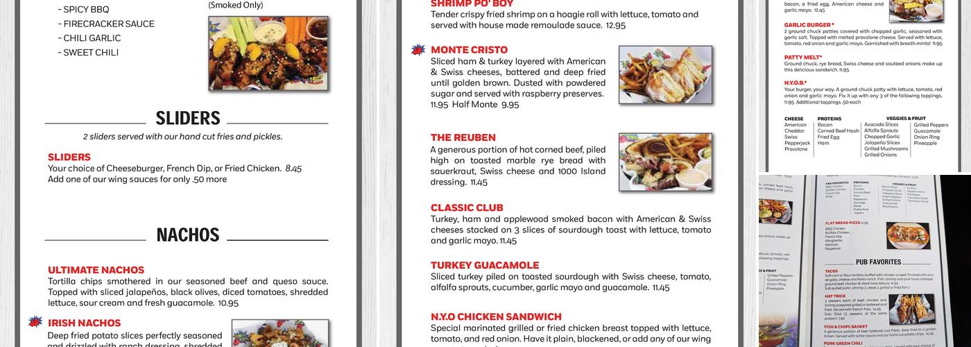 Bout Time Pub & Grub Menu