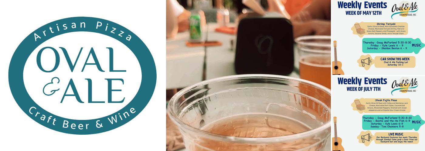 Oval & Ale Menu