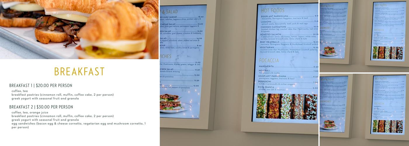 Cafe Leonelli Menu