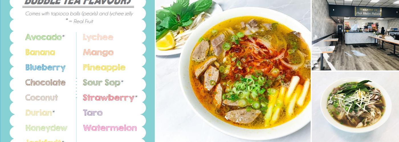 Pho Hoan Palace Menu