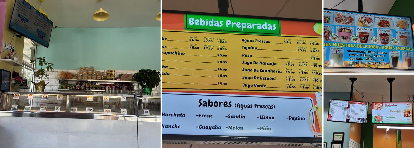 Cibele's Ice Cream Menu