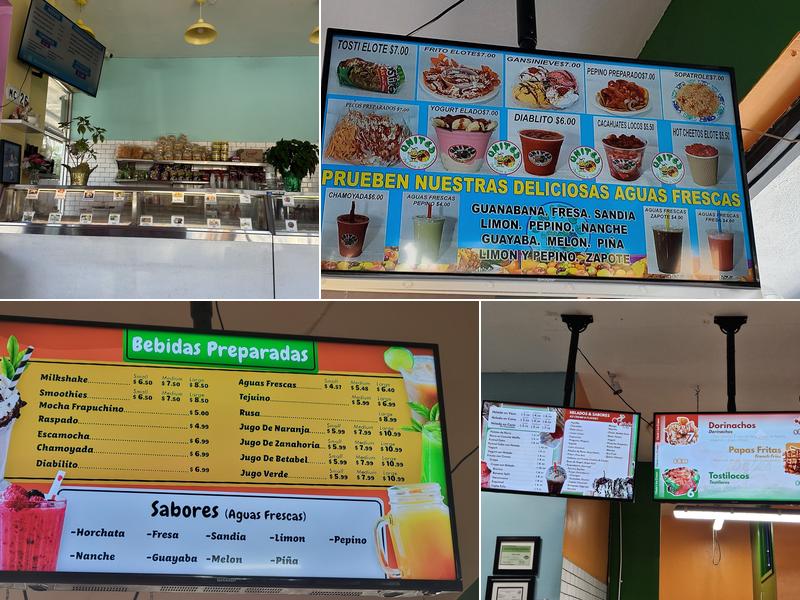 Cibele's Ice Cream Menu