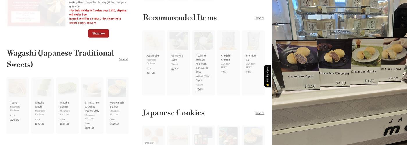J.Sweets Menu