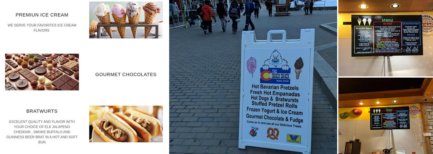 Snack Shack Menu