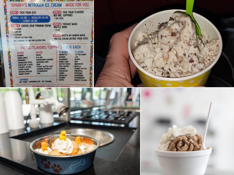 Sparky's Sweet Treats Menu