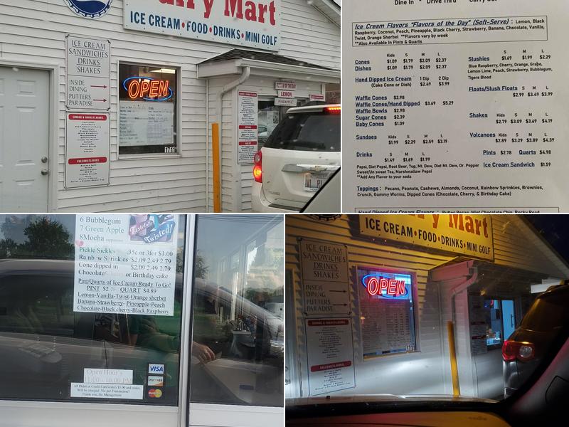 Dairy Mart Menu
