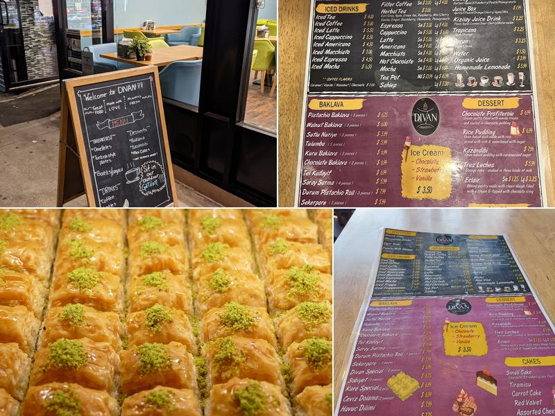 Divan Bakery Menu