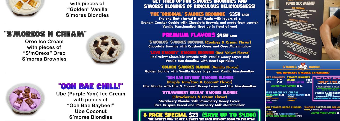 S'mores Amore Menu