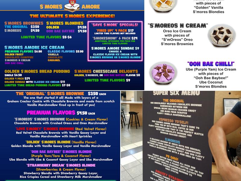 S'mores Amore Menu