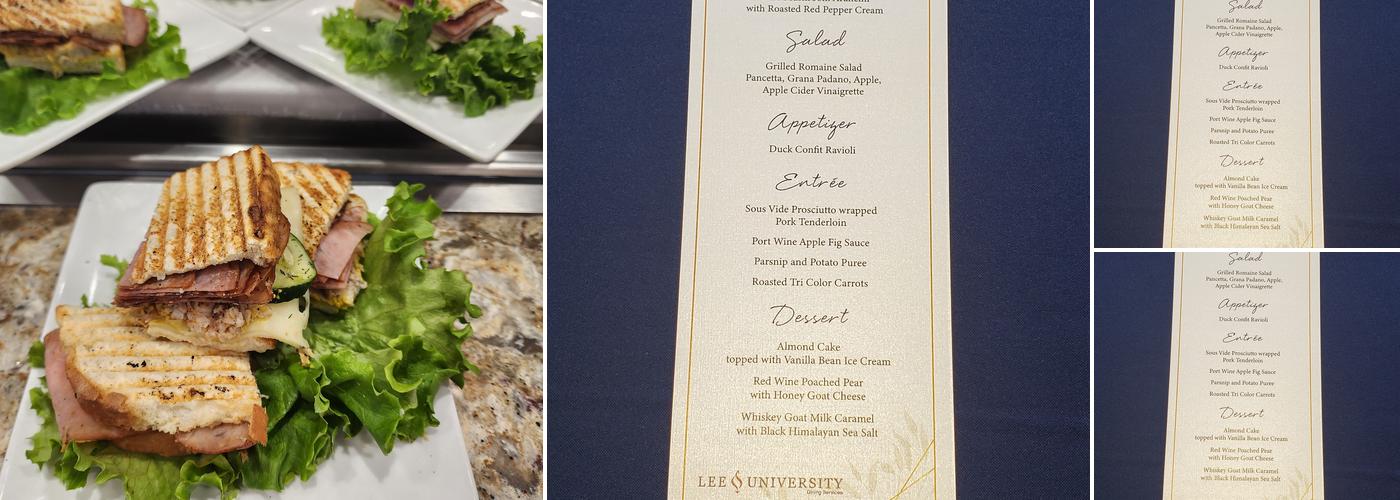 Deacon Jones Dining Hall Menu