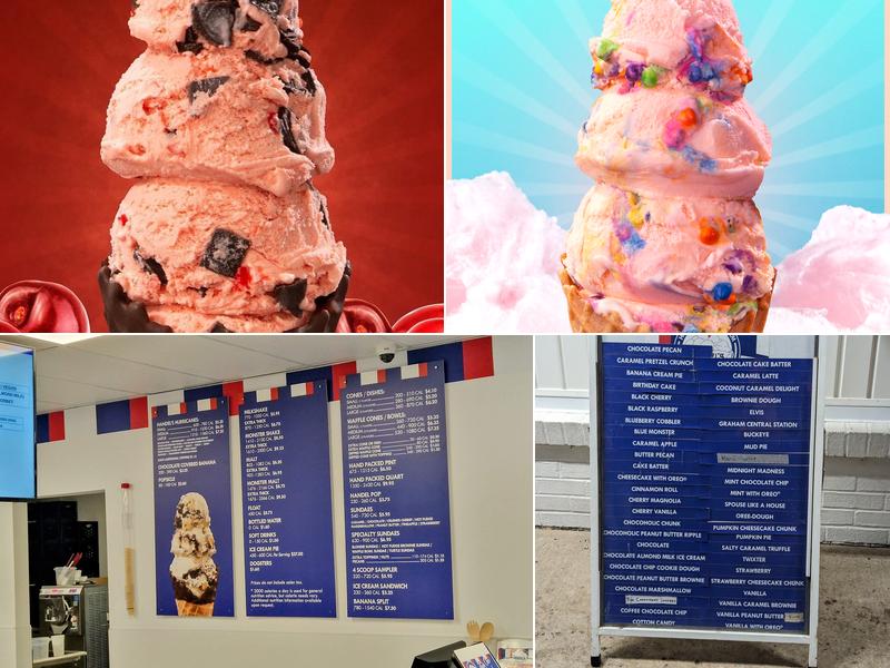 Handel's Homemade Ice Cream Menu