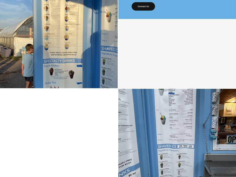 Polar Bites Menu