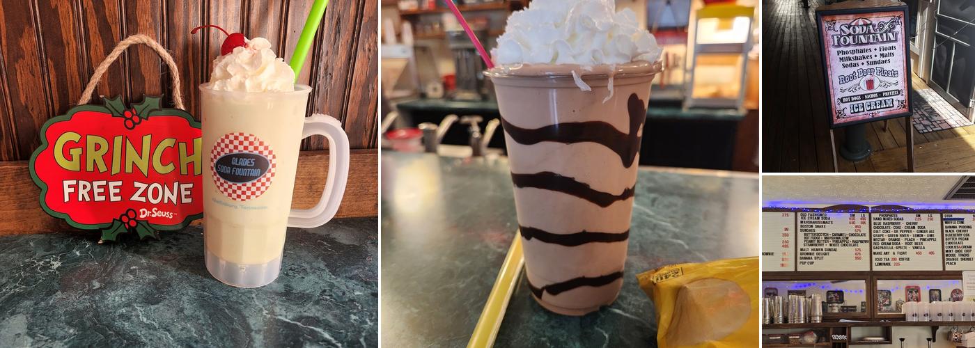 Glades Soda Fountain Menu