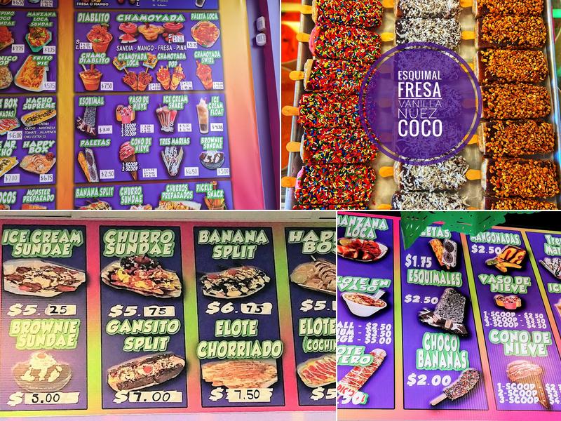 Michoacana Creamery Menu