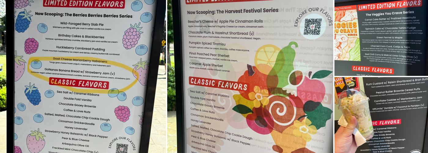 Salt & Straw Menu