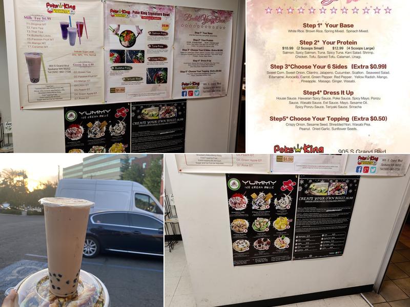 Poke King Menu