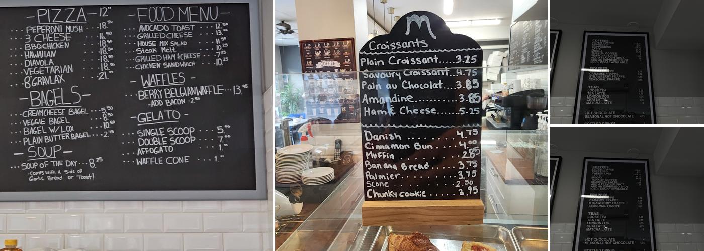 Mood Cafe Menu