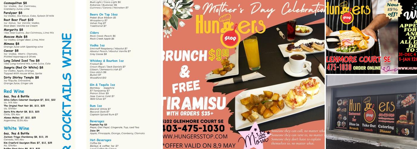 Hungers Stop Menu