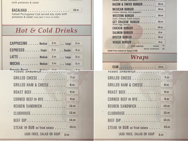 Casa Nova Cafe & Bakery Menu