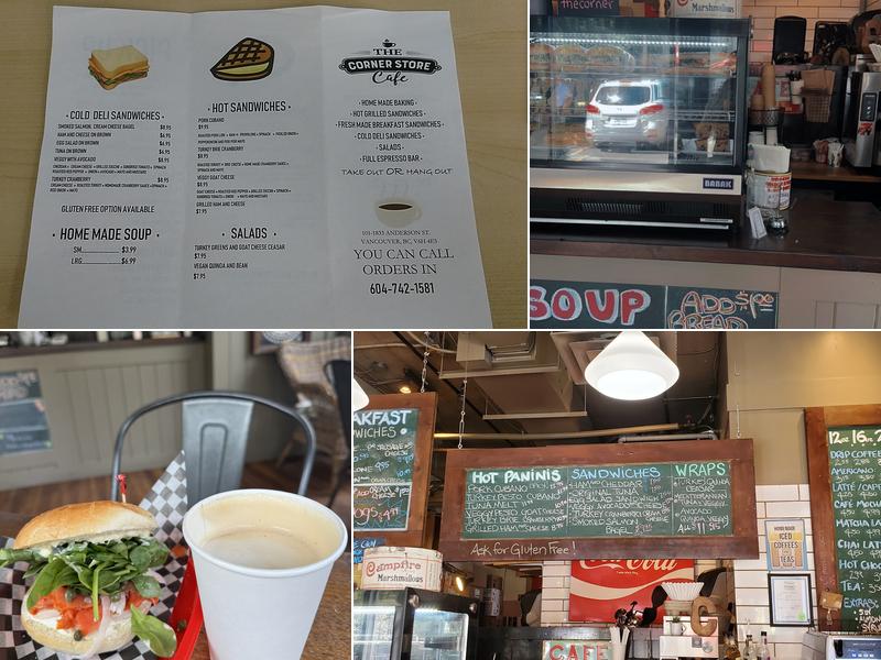 The Corner Store Cafe Menu