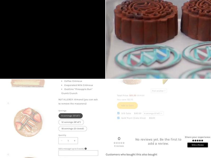 Daan Go Cake Lab Menu