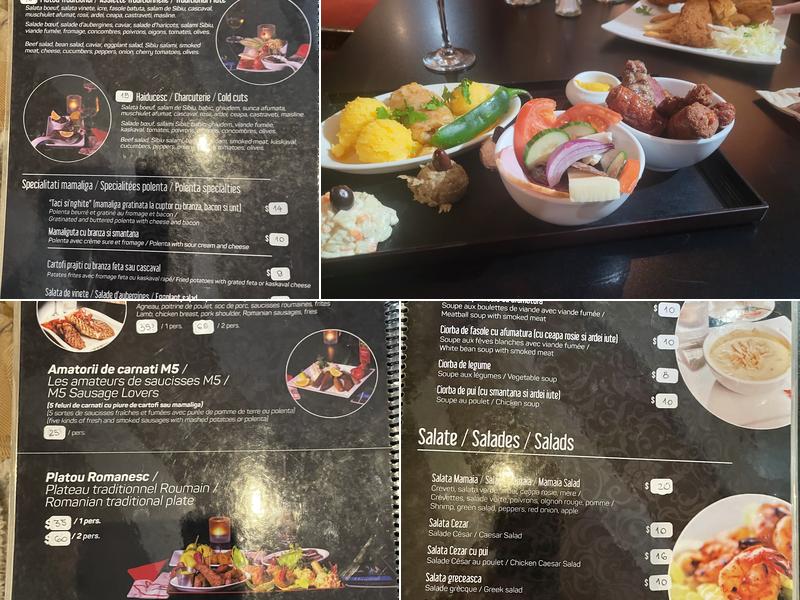 Mamaia Resto Lounge Bar Menu