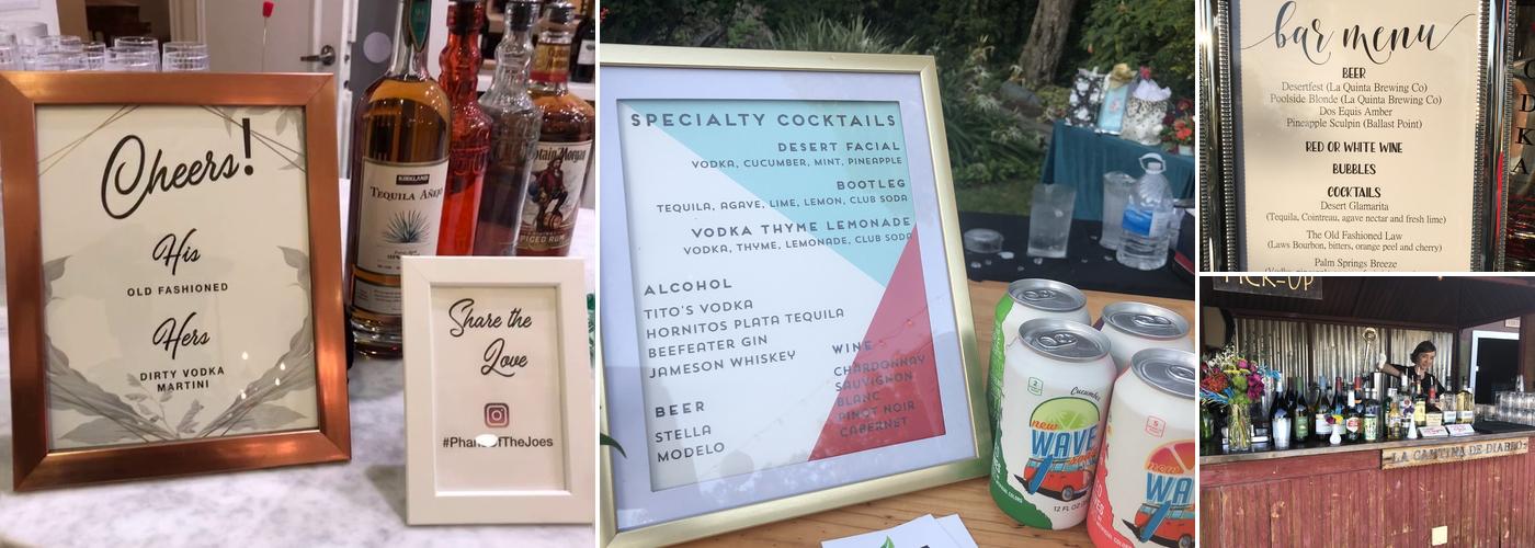 Mint Bartending Menu