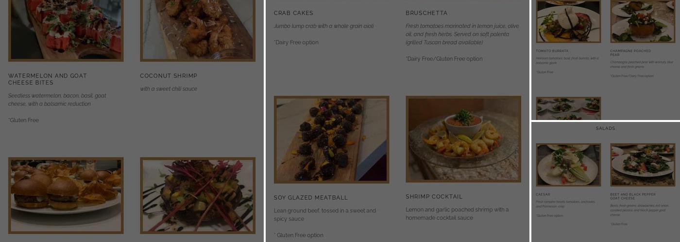 Roberts Ranch Catering Menu