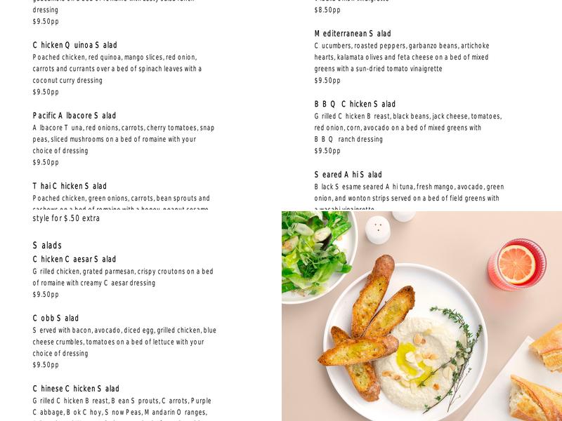 Party In A Box Catering Menu