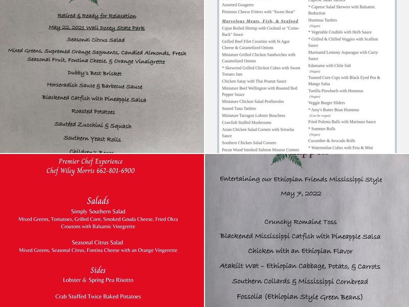 Party Waitin To Happen Menu