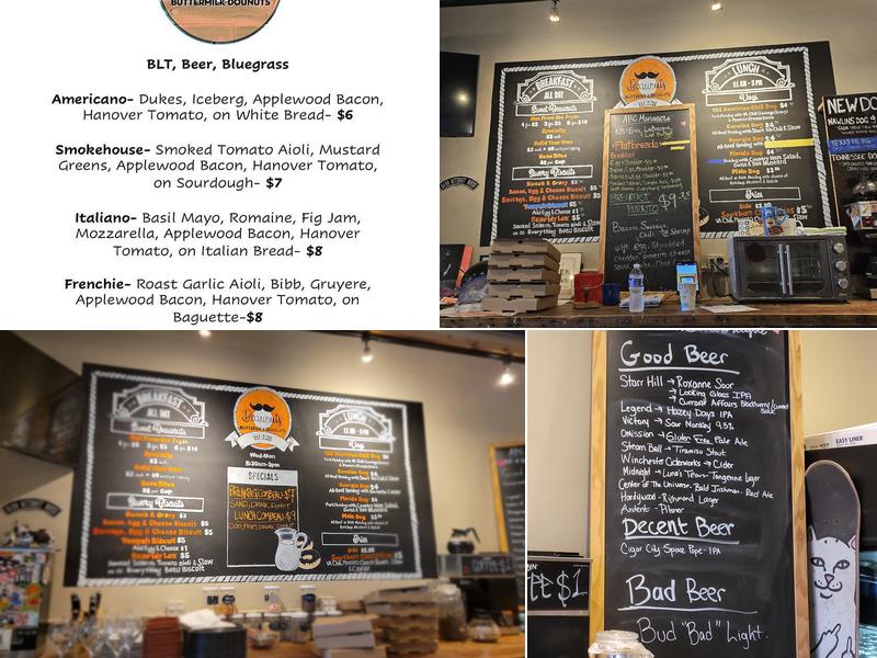 Beaunuts Menu