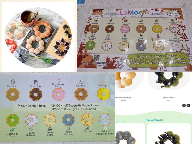 LaMochi Donuts & Sweets Menu