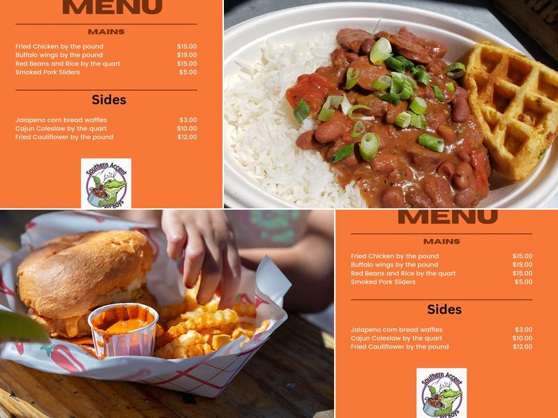 Southern Accent Bend Menu