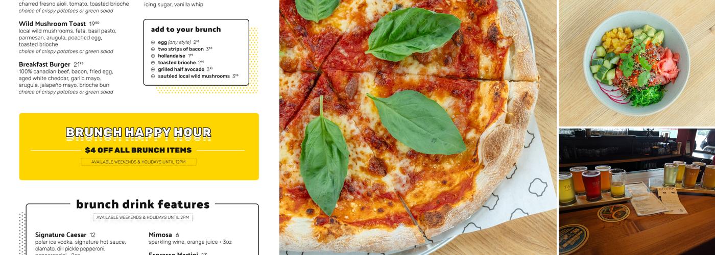 Tap & Barrel • Convention Centre Menu