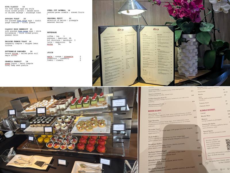 DIVA AT THE MET Menu