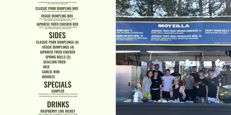 Moyzilla Menu