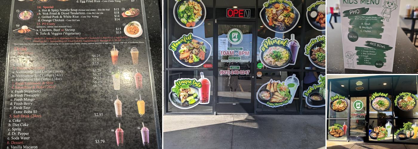 PT PHO Express - Union Hills Menu