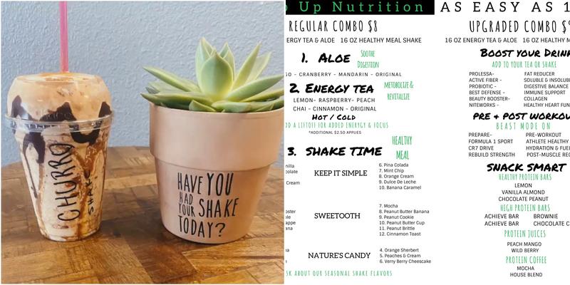 Step Up Nutrition Menu