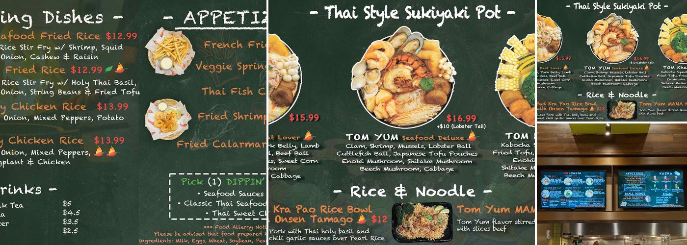 Rolling Dumpling Menu