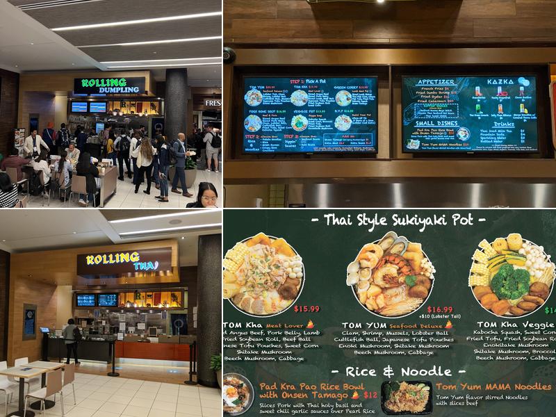 Rolling Dumpling Menu