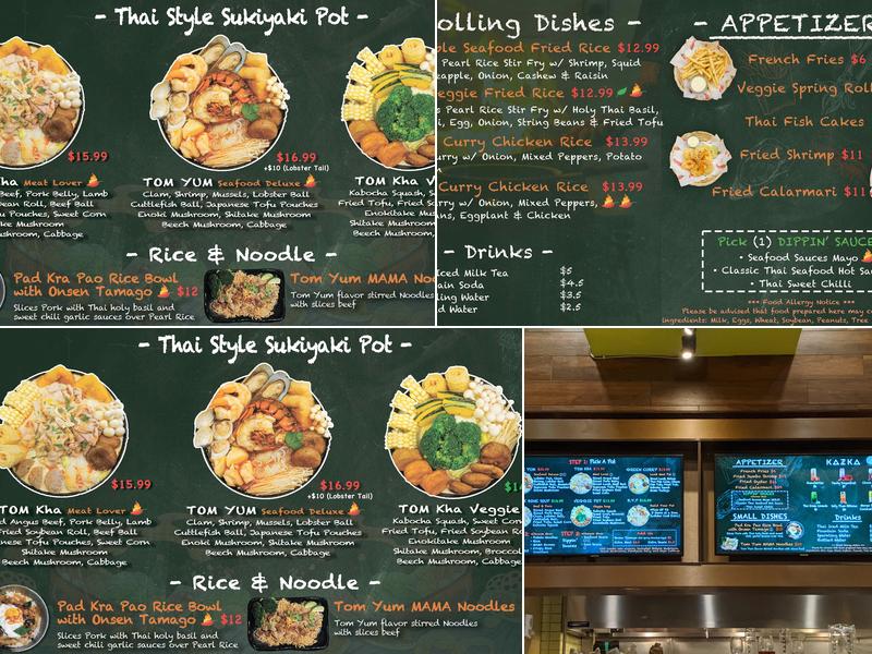 Rolling Dumpling Menu