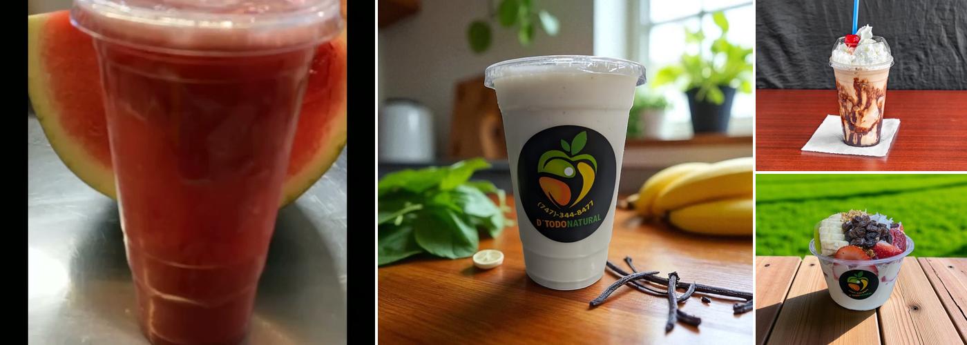 D’Todo Natural Menu