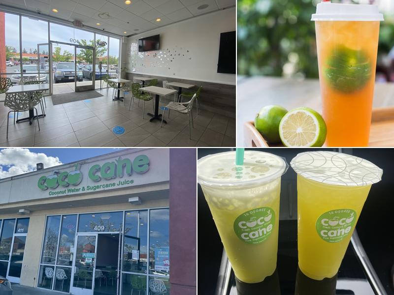 Coco Cane Juice and Ice Cream