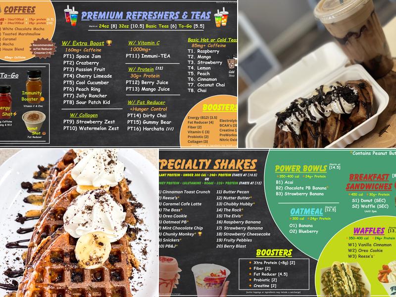 Flight Nutrition Menu