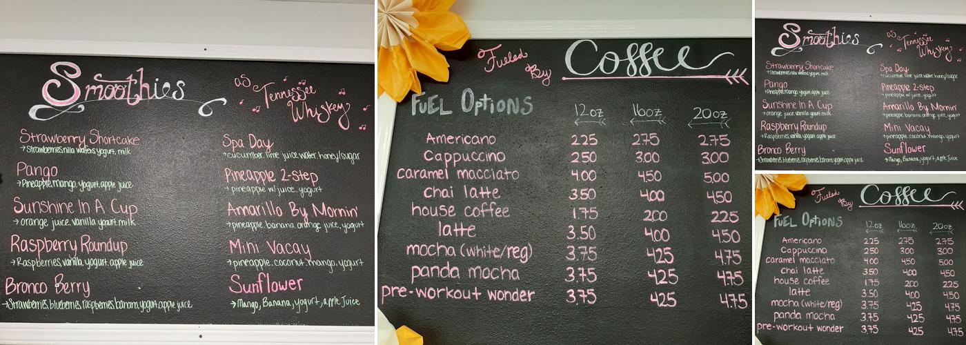 Mo's fusion café Menu