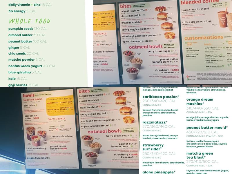 Jamba Menu