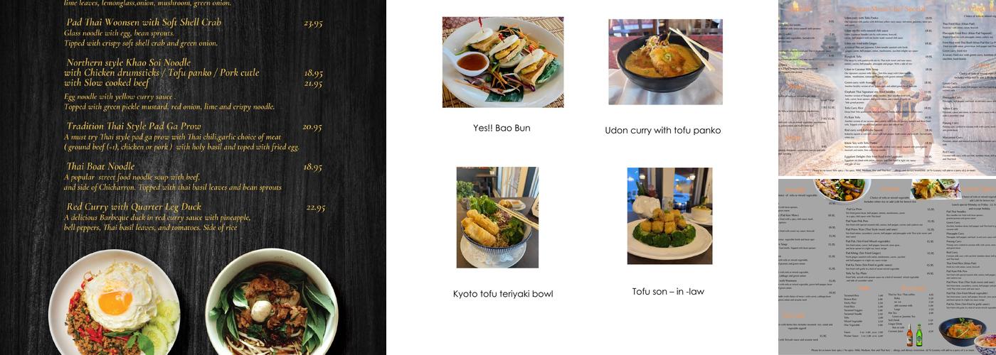 Elephant Thai Menu
